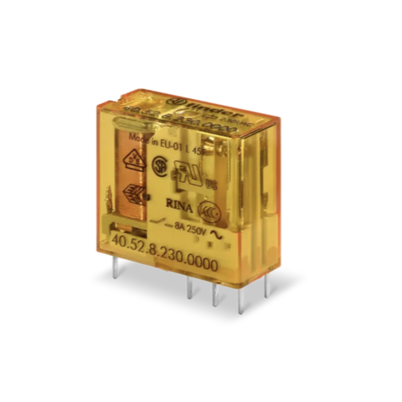 PCB/Plug-in Rel. 5mm.pinning 2CO 8A/12VAC/Agni (40.52.8.012.0000)